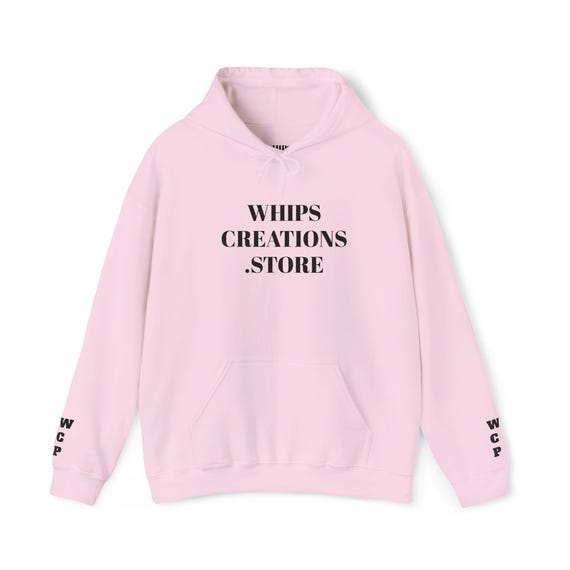 Custom Embroidered Unisex Hoodie, WHIPS Design, Personalized Sweatshirt, Customized Jumper, Unique Gift Idea, Heavy Blend Pullover