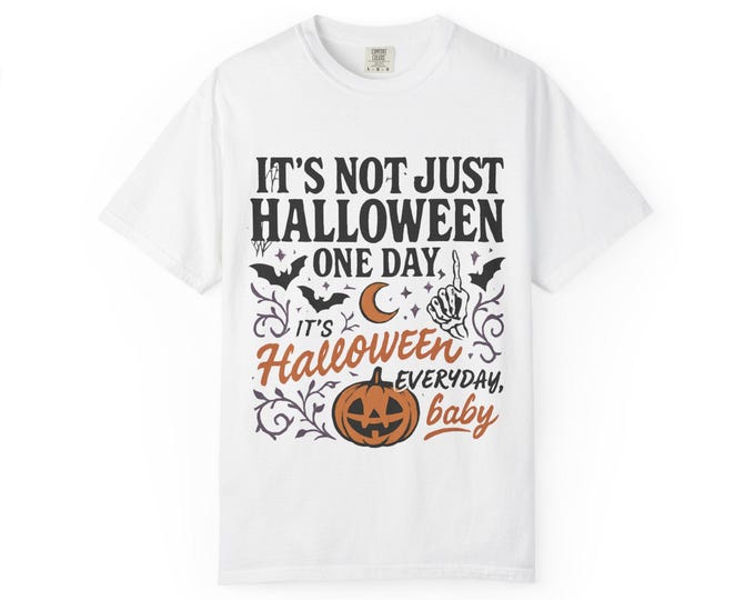 Halloween Everyday Unisex T-Shirt, Spooky Shirt, Fun Halloween Tee, Cute October Shirt, Halloween Costume Top