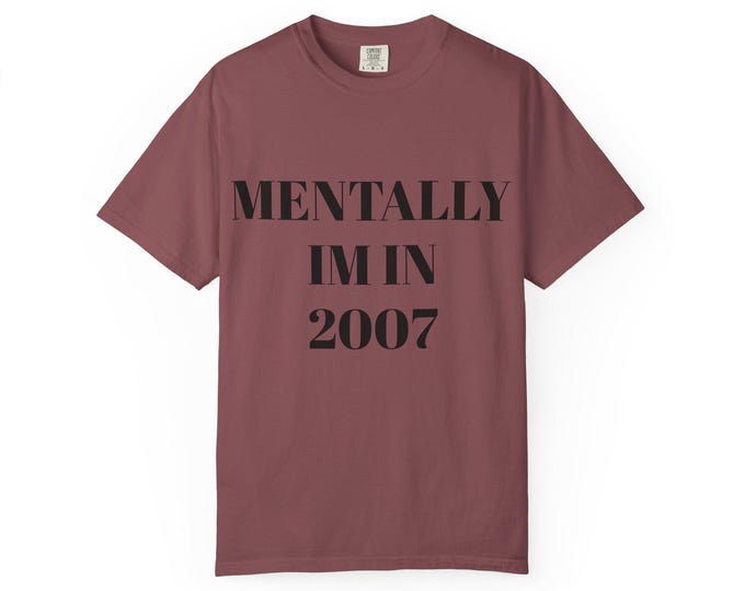 Retro Vibes T-shirt, Vintage Graphic Tee, 2007 Nostalgia Shirt, Throwback Clothing, Y2K Fashion Top