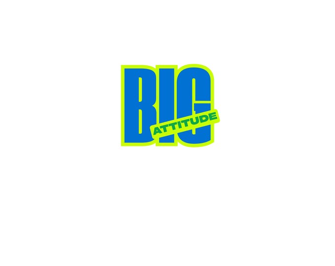 Big Attitude PNG - Bold Graphic Design