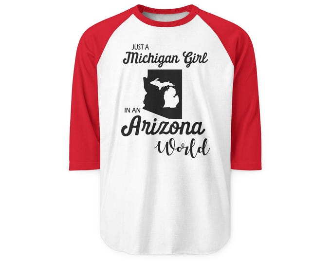 Vintage Camper Illustration Raglan Shirt | Retro Travel Camper Tee