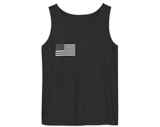 AZCRC MAGA eagle skull patch Tank Top | American flag motorcycle club design