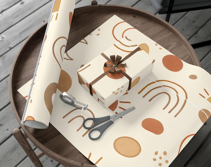 Sunrise Rainbow Gift Wrap Papers, Eco-Friendly Wrapping, Birthday, Holiday, Baby Shower, Custom Gift Packaging