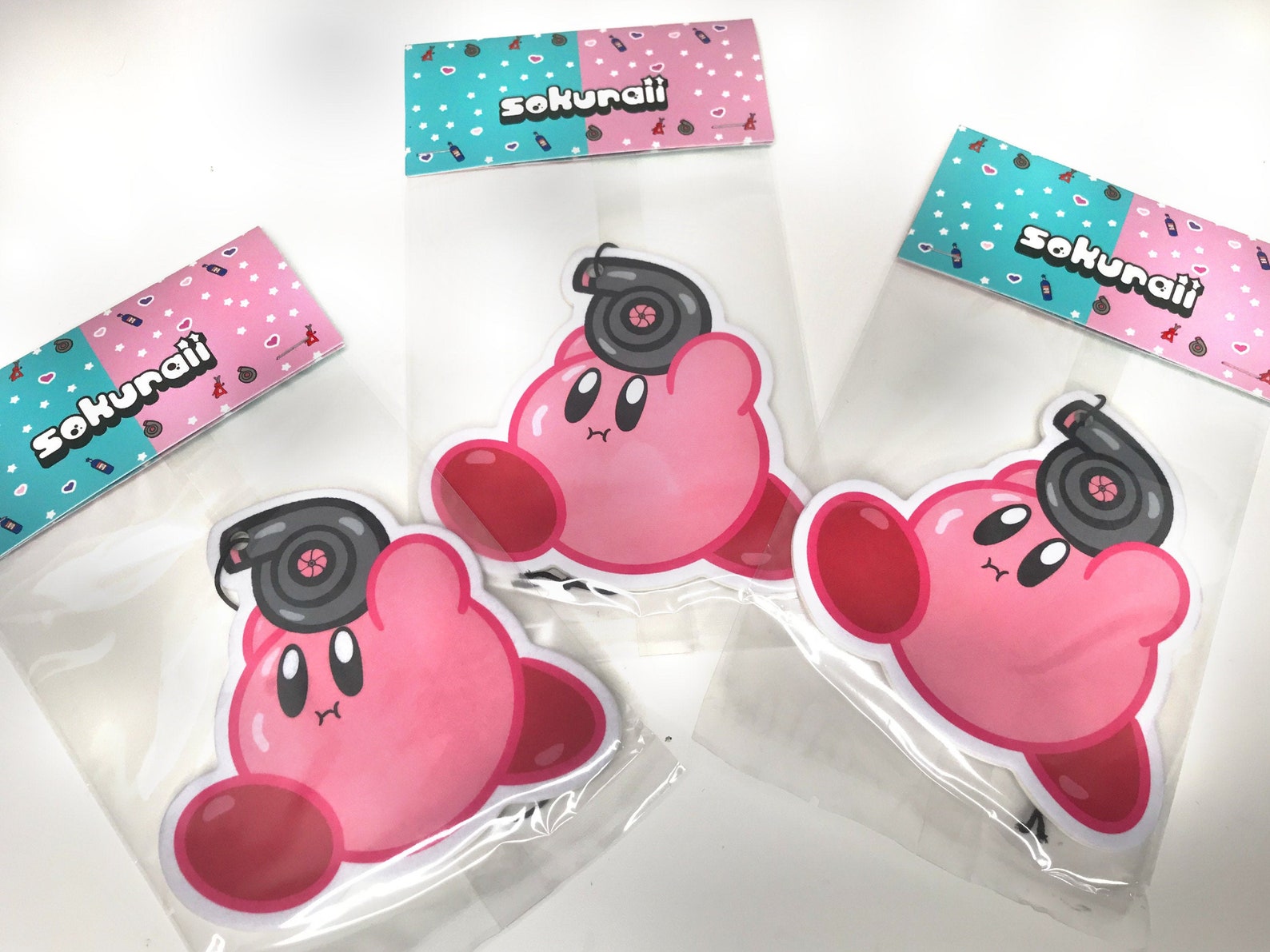 Cute Kirby Turbo Air Freshener Etsy