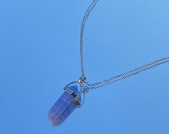 Homyl Natural Agate Pendant Necklace Long Sweater Necklace Black Rope Cord Chain Homyl Natural Agate Pendant Necklace Long Sweater Necklace Black Rope Cord Chain