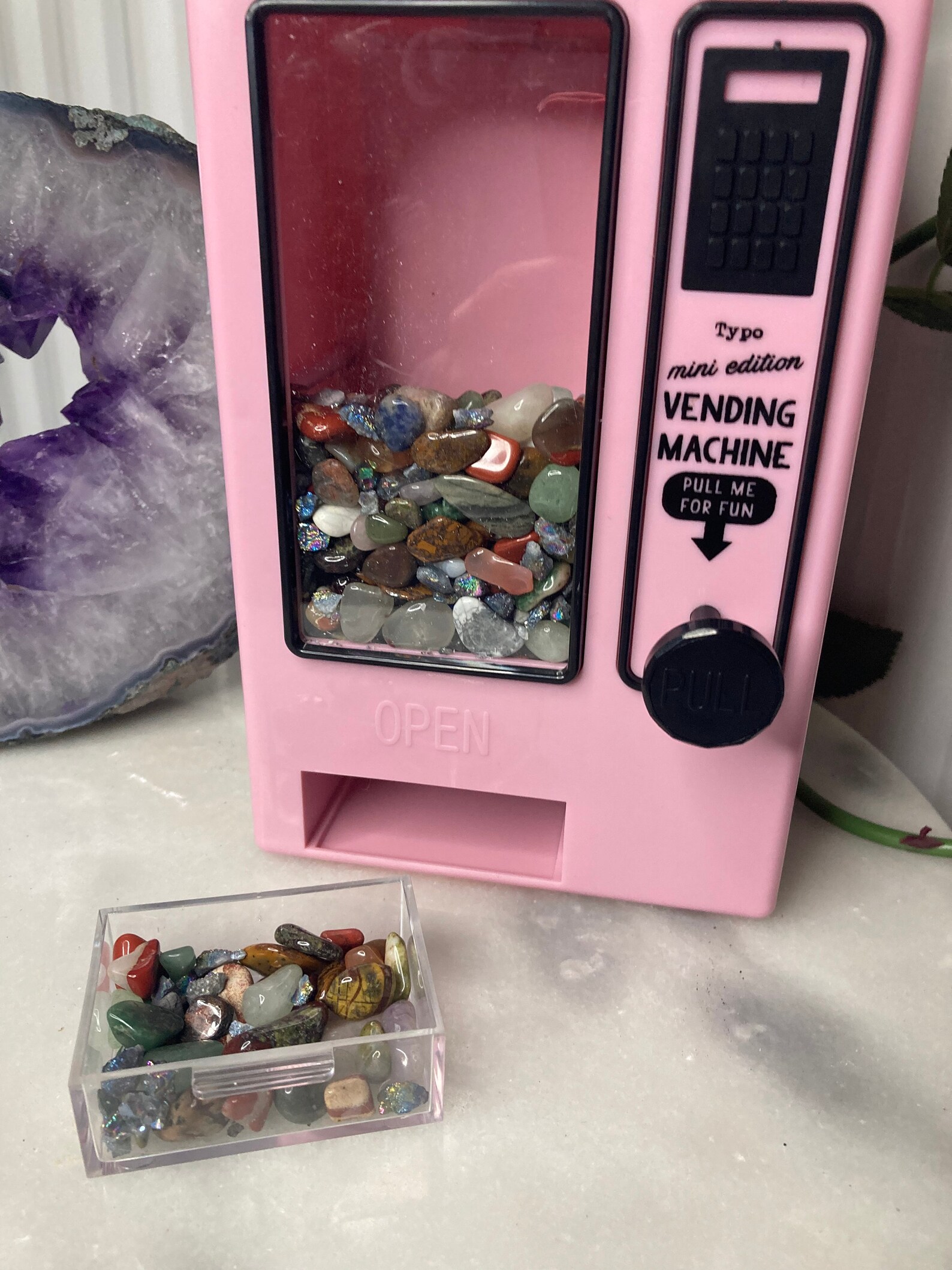 Crystal Vending Machine Set of Crystals Crystal Lucky Dip Etsy New