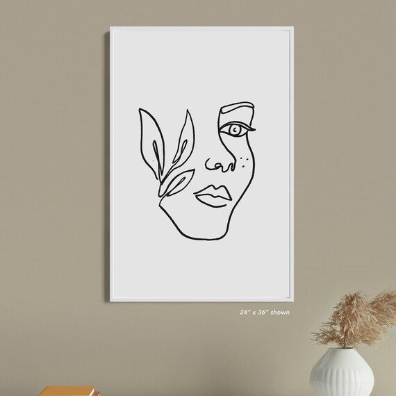 Wall decor drawing discount