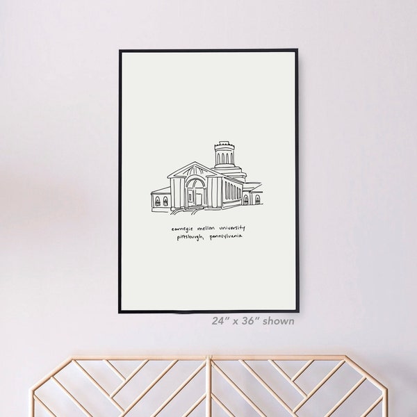 Cmu Poster Etsy Cmu Poster Etsy
