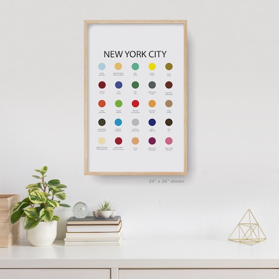 Poster New York - illustration | Wall Art, Gifts & Merchandise | Europosters