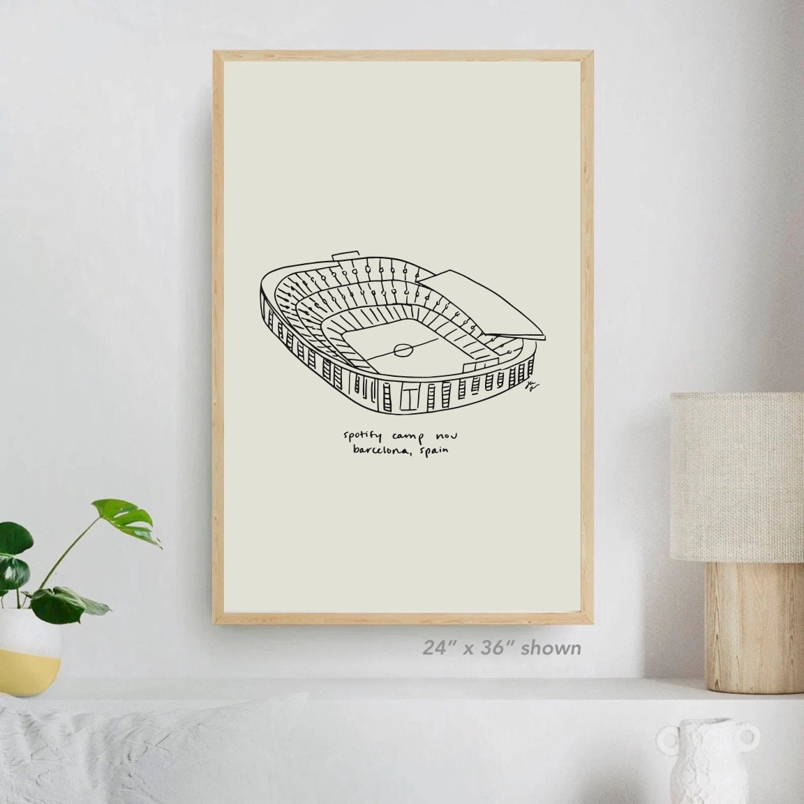 Spotify Camp Nou Barcelona Spain Soccer Stadium, La Liga Club FC Barcelona  Fan, La Liga Club FC Fan Poster Painting Spain, Camp Nou Drawing - Etsy | Poster