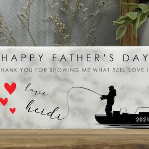 Custom Fathers Day Present -  Marble Stone -  Gift - HANDMADE - Dad - Daddy - Father - Grandpa - Uncle