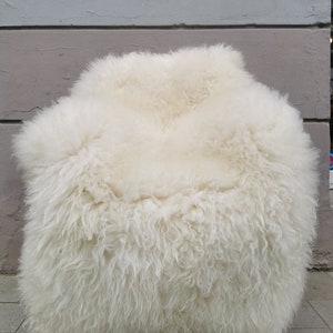 S - XXXL Eco Premium Sheepskin Lambskin Skins Natural-White New