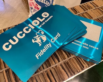 Custom Metal Business Cards with Laser Engraving