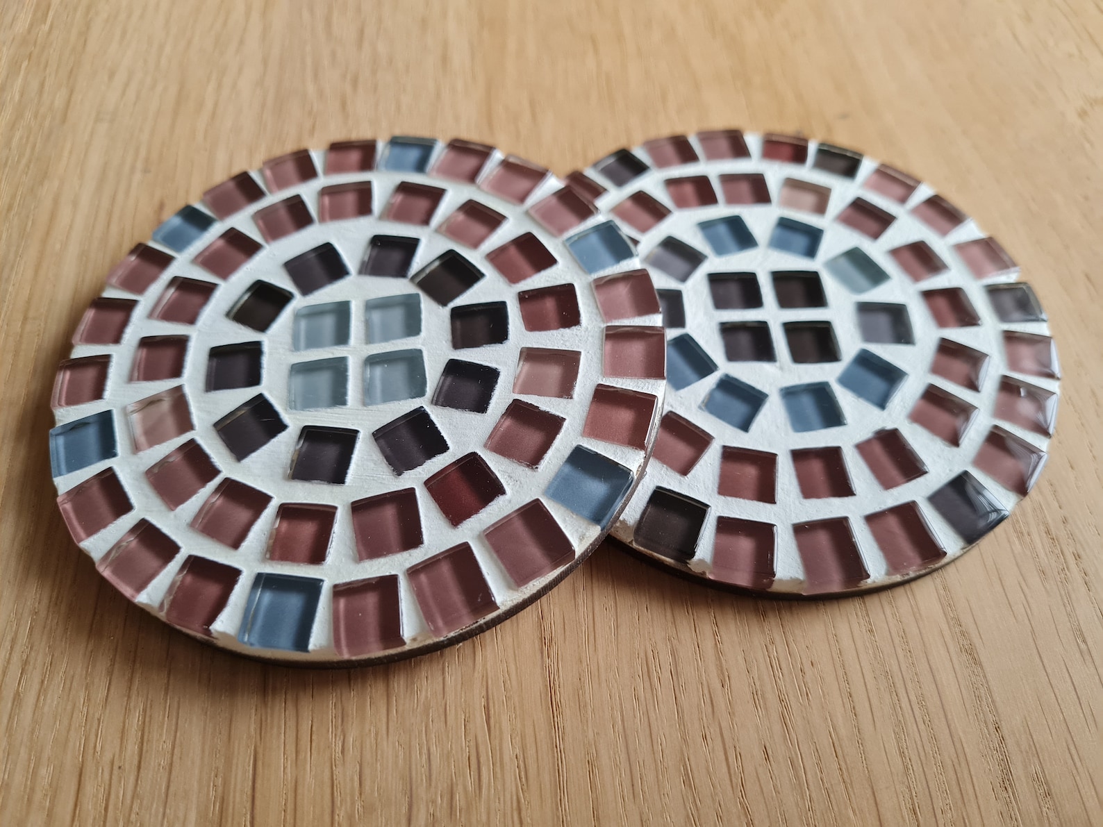 Mosaic Coasters / Mosaic Coaster kit / Garden Coasters / Etsy