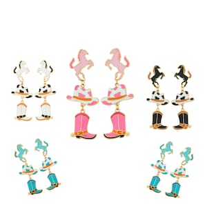 Cowboy Themed Earrings