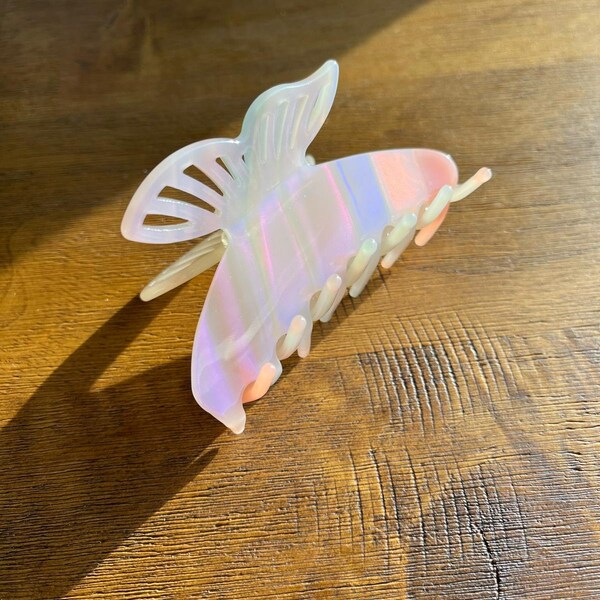 Holographic Butterfly Hair Claw