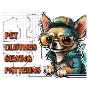 44 Dog & Cat Clothes Sewing Patterns: DIY Pet Apparel (Diagrams)