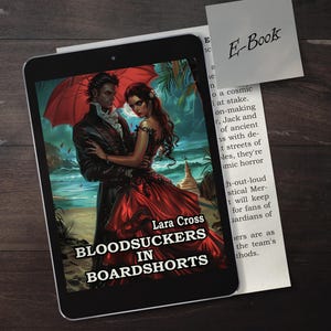 Bloodsuckers in Boardshorts: A Vampire's Guide to Beach Life and Love - EBook - Romantyczna komedia fantasy, Humorystyczna powieść akcji - PDF E-book
