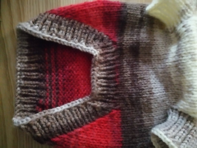 KNITTING PATTERN // Hand Knit Dog Sweater // Hand Knitted Dog Etsy