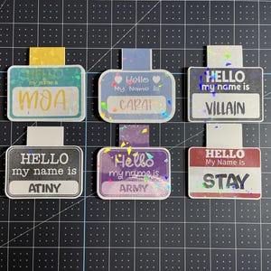 K-POP Holographic Magnetic Bookmarks