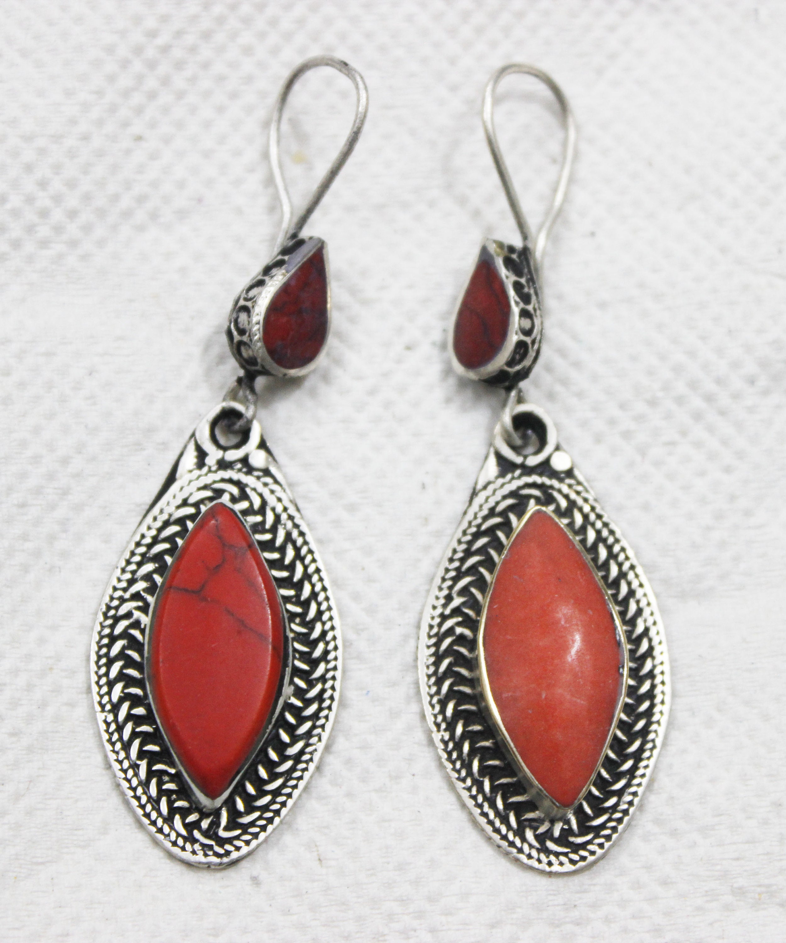 Handmade Red Stone Earrings/ Sterling Silver/ Silver Earrings Etsy Handmade Red Stone Earrings/ Sterling Silver/ Silver Earrings Etsy