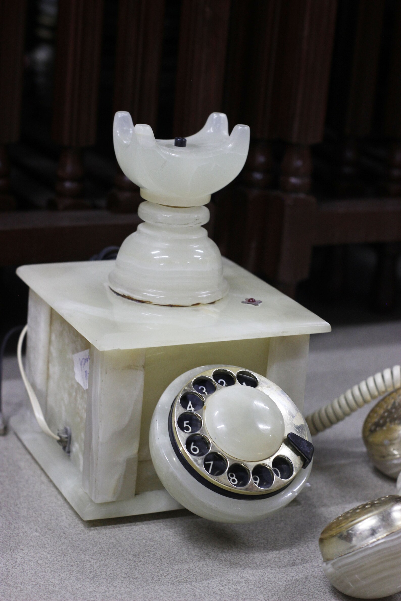 Handmade Vintage Onyx Marble Rotary Natural Stone Telephone Etsy UK