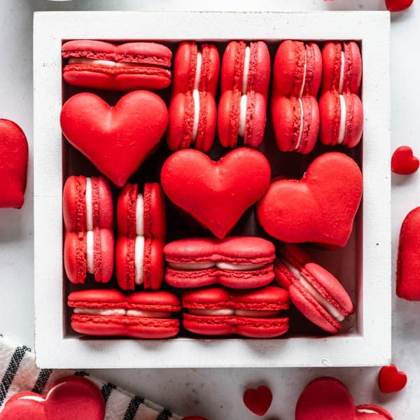 Valentine Macarons/Valentine/Macarons