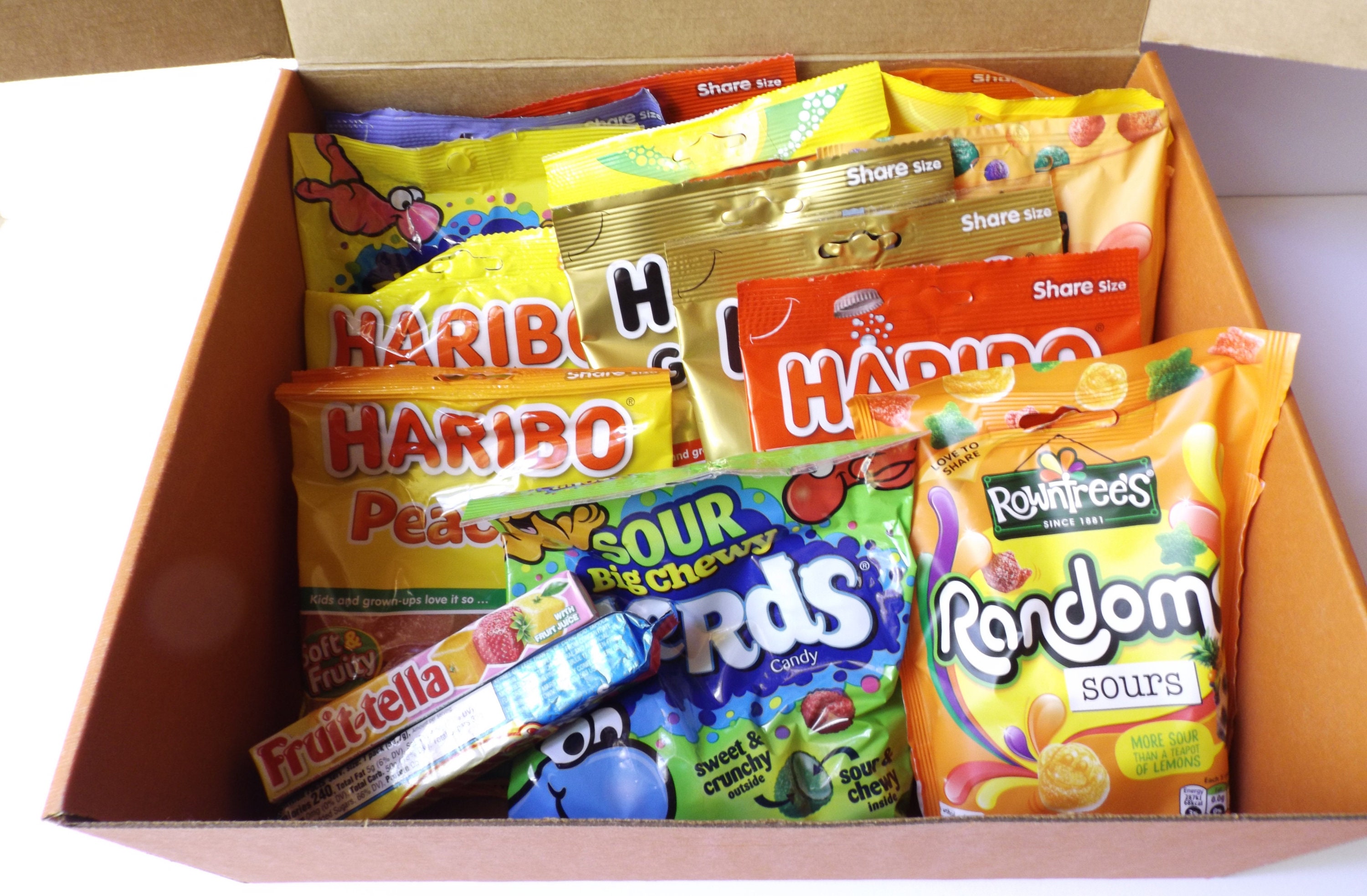 Sweet & Sour Deluxe Candy Gift Box Haribo Gummy Bears Sour Etsy