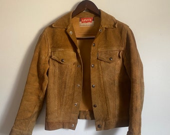 Levi Suede Jacket - Etsy Australia