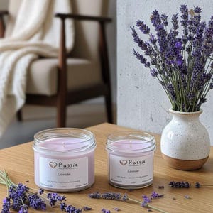 Lavender scented Soy Candle image 1