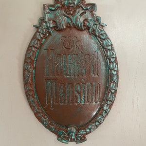 Haunted Mansion sign