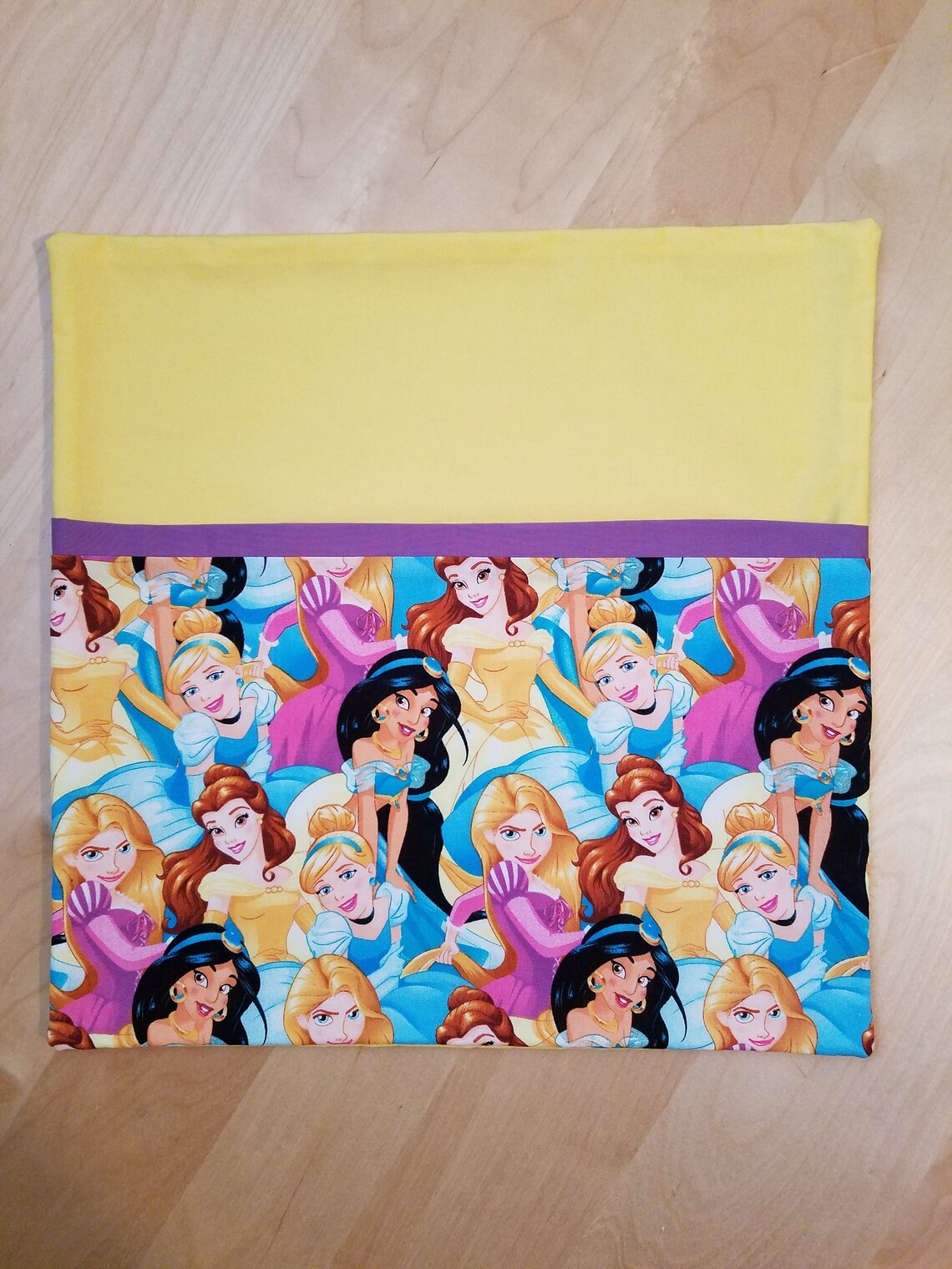 Disney Princess Pillow Pocket Pillow Book Pillow Jasmine Etsy
