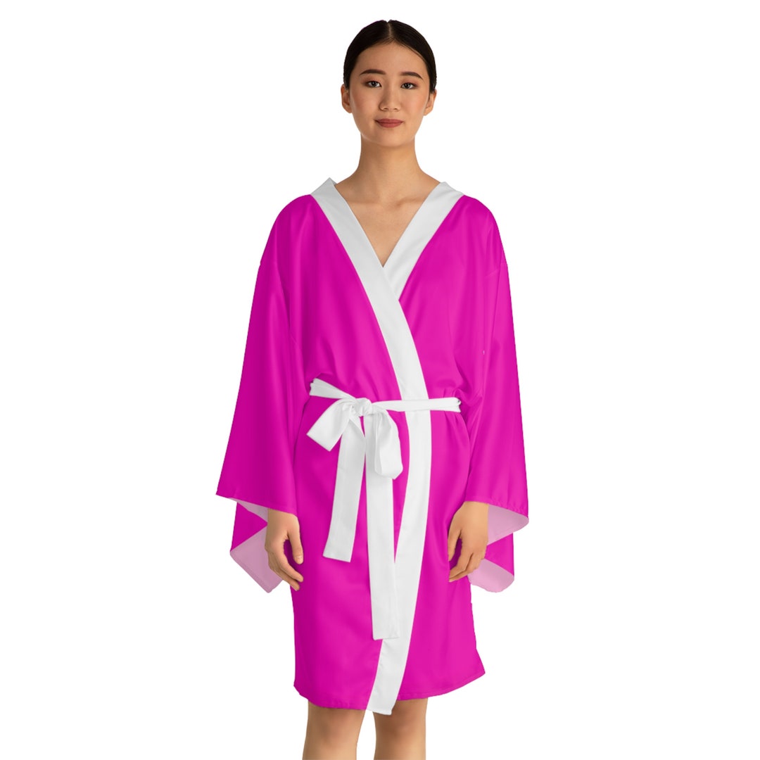 Barbie Pink Robe Kimono Robe Etsy