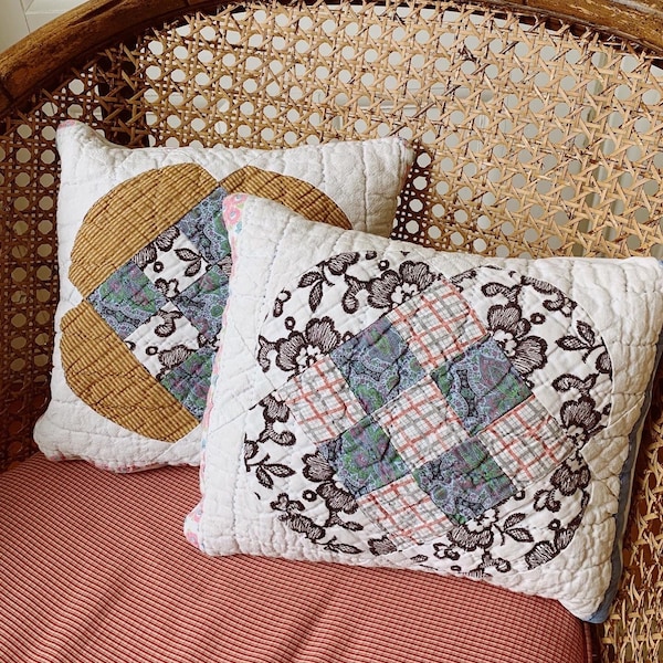 Quilted Pillow Case Etsy