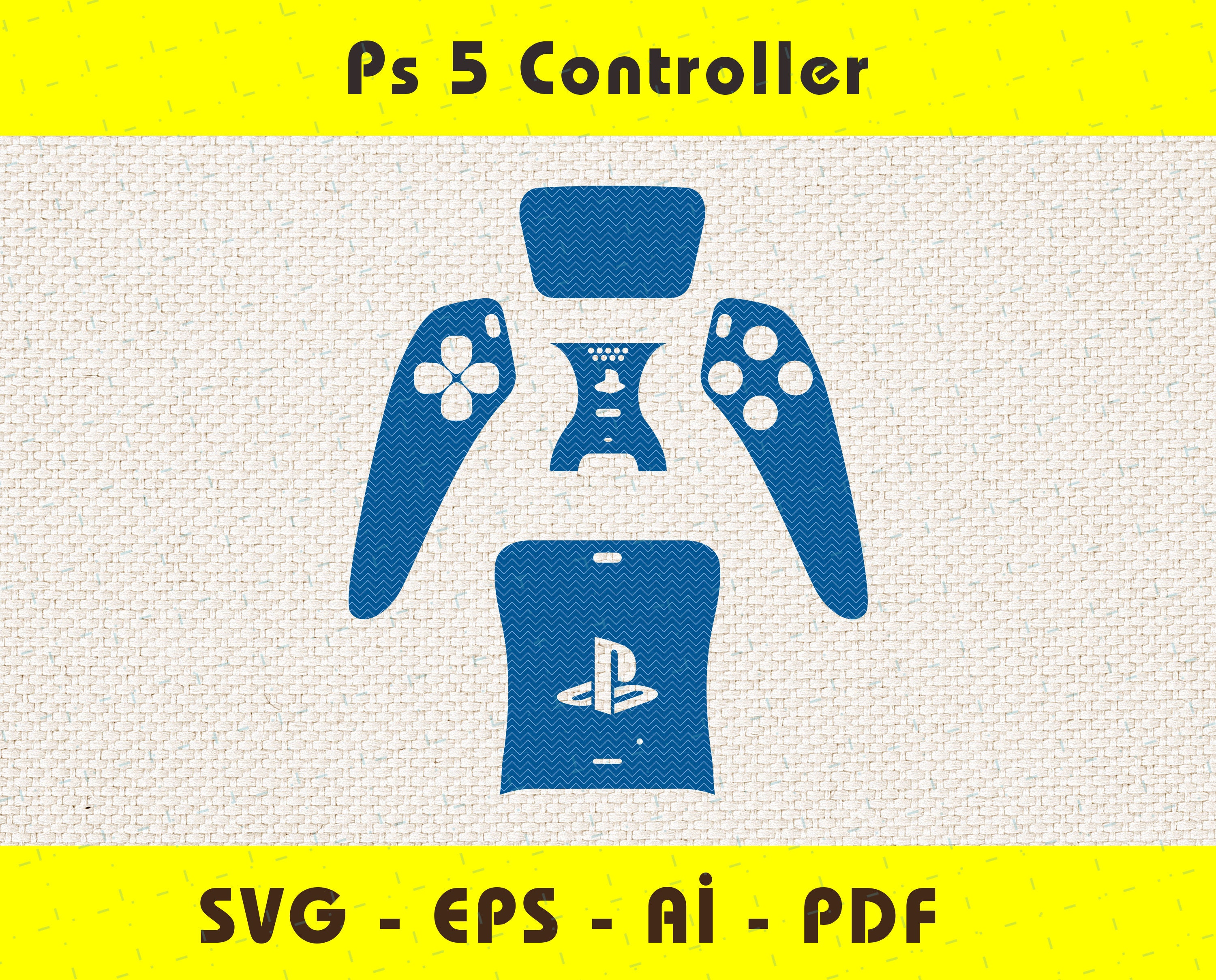 Sony Playstation 5 Controller ,PS5 Controller Full Wrap Skin Cutting