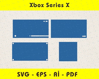 Schneidevorlage SVG, EPS, Aİ, Pdf, Silhouette, Cricut, Schneidedatei für die XBox Serie x x skin