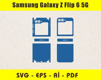 Samsung-Galaxy-Z-Flip-6-5G Wrap Skin Vorlage