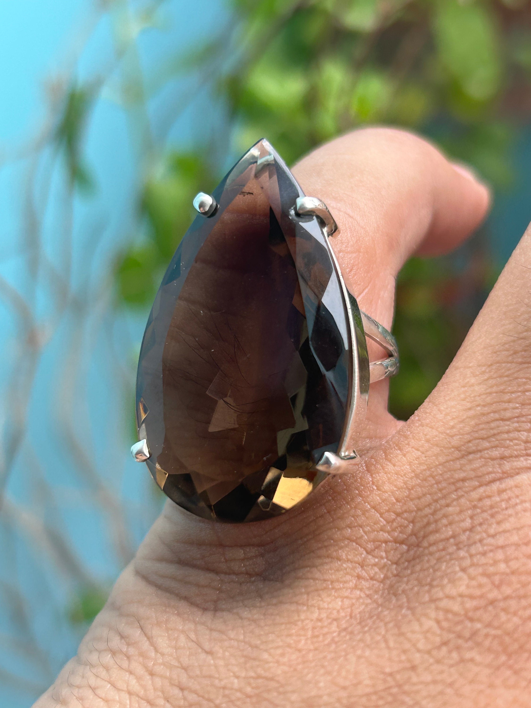 Broche en quartz fumé - France