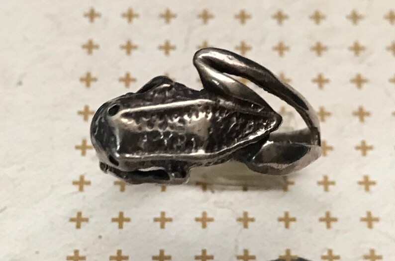 Frog Leg Rings Sterling Silver Frog Ring - Etsy