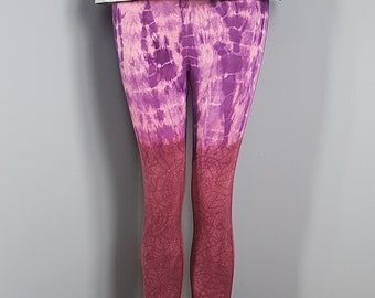 Tie dyed Leggings. Women's size Medium.