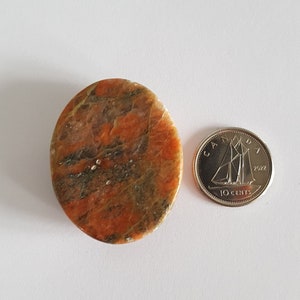 Pierre d&#39;inquiétude en pierre de palmier en unakite