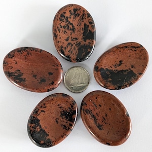 Mahogany Obsidian Worry Stone