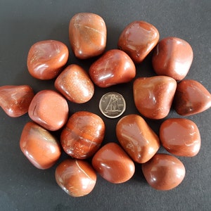 Red Jasper Tumbled Crystal. 1pc