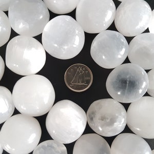 Selenite Tumbled Crystal. 1pc