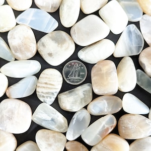 Moonstone Tumbled Crystal. 1pc