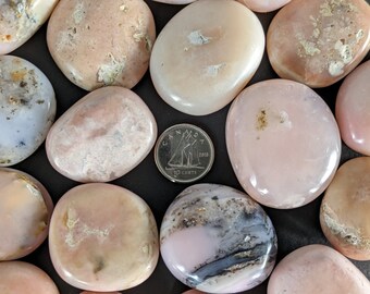 Pink Opal Tumbled Crystal. 1pc.