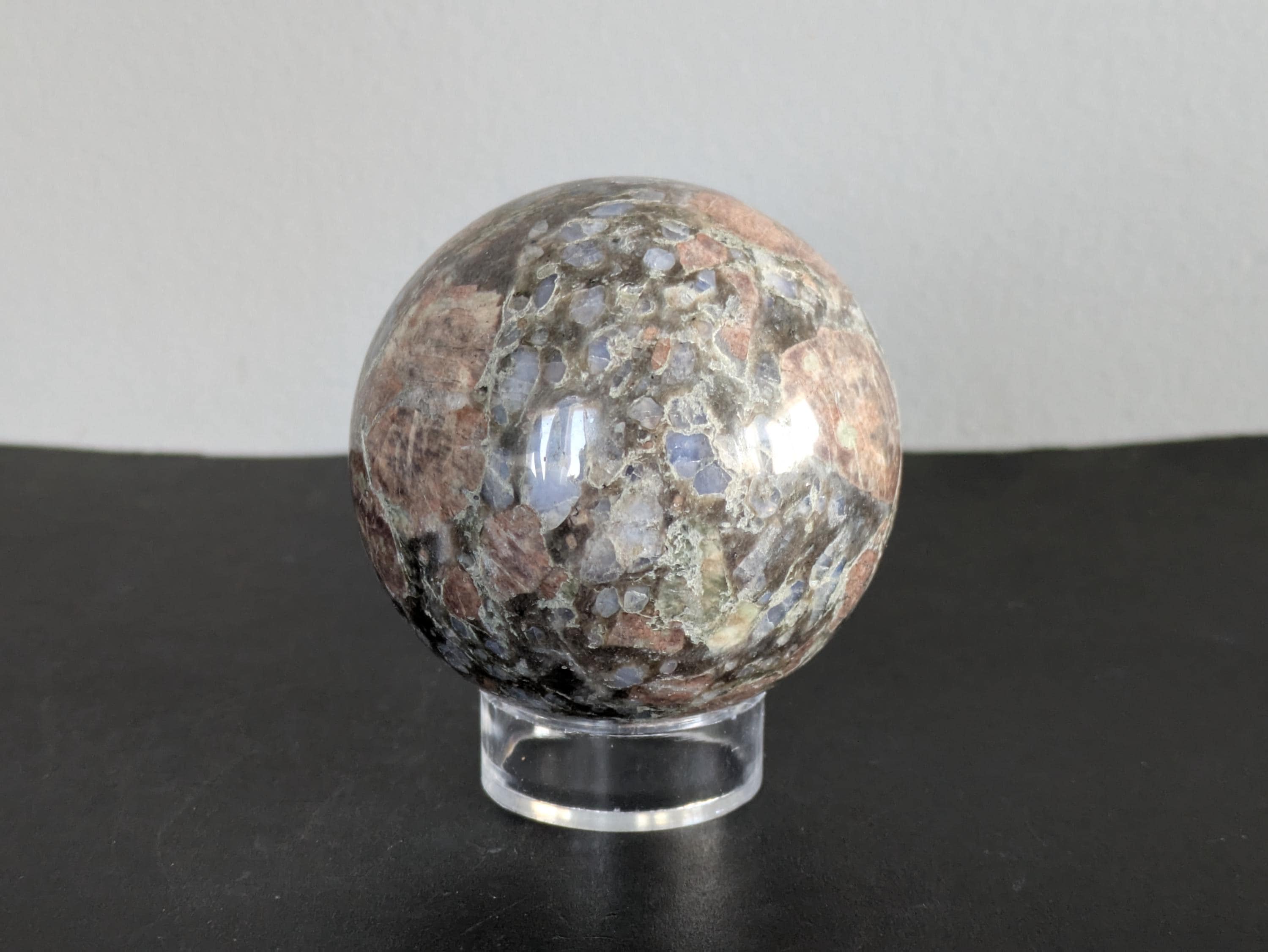 Rhyolite Crystal Sphere. Acrylic Sphere Stand Included. 300g. 55mm - Etsy
