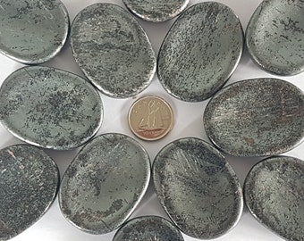 Hematite Worry Stone. 1pc