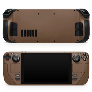Coffee Skin for Steam Deck, Skins for Steam Deck Oled, Brown Pastel Pattern Pre-Cut Wrap, Protective Decal for Valve Steam Deck Console