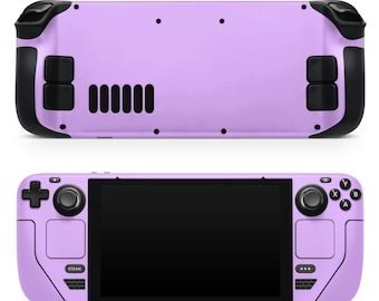 Malinowa Pastelowa Skórka na Steam Deck, Skórki na Steam Deck Oled, Naturalne Kolory Wstępnie Wycięte Owijki, Ochronna Naklejka na Konsolę Valve Steam Deck